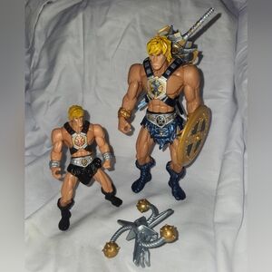 HE-MAN Figure 2001 MOTU 200X Smash Blade Masters of the Universe Mattel Complete
